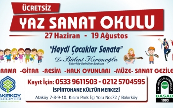 Bakırköy Belediyesi'nden Çocuklara Tatil Hediyesi: 