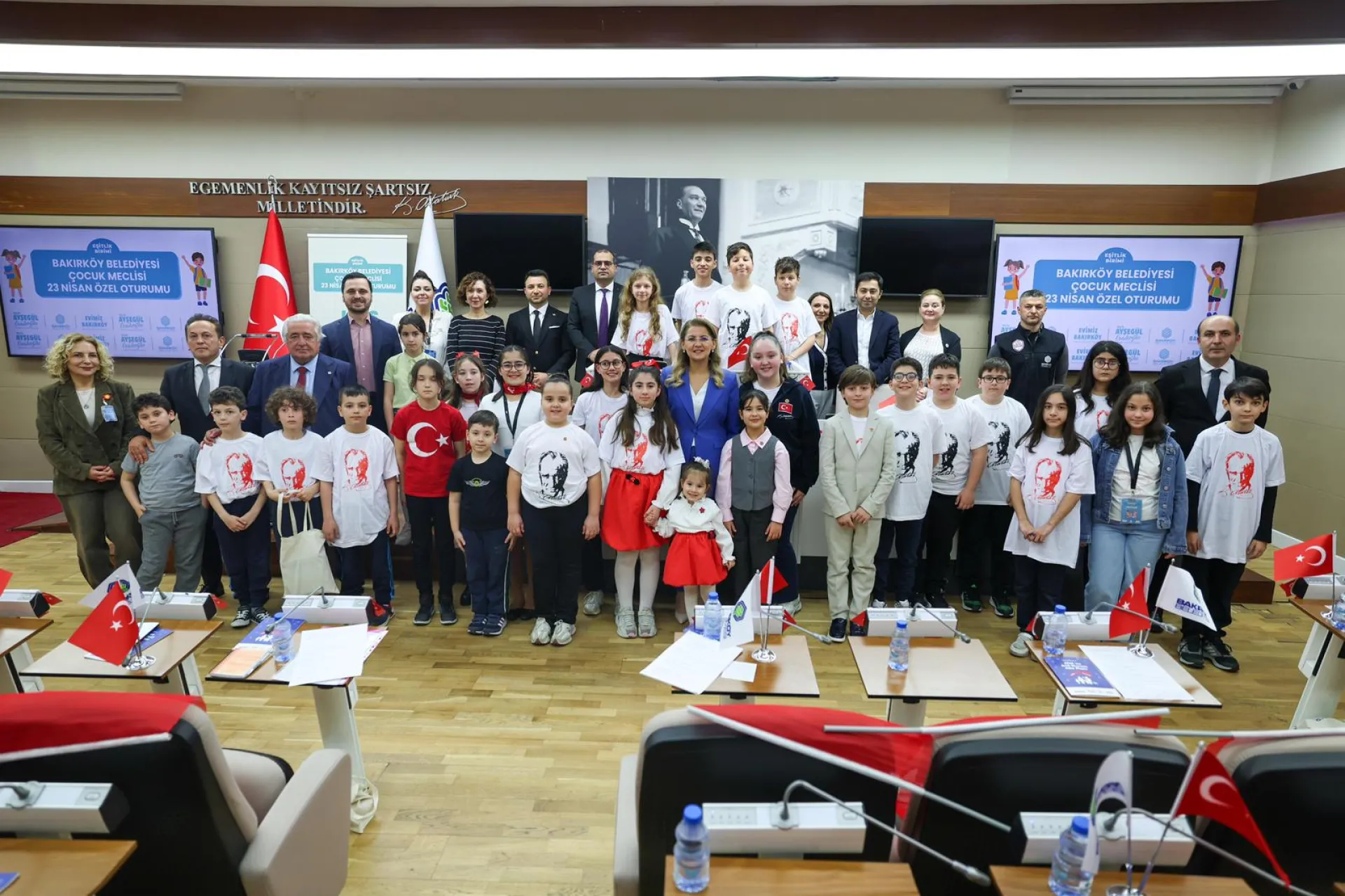 BAKIRKÖY BELEDİYESİ ÇOCUK MECLİSİ’NDEN 23 NİSAN ÖZEL OTURUMU