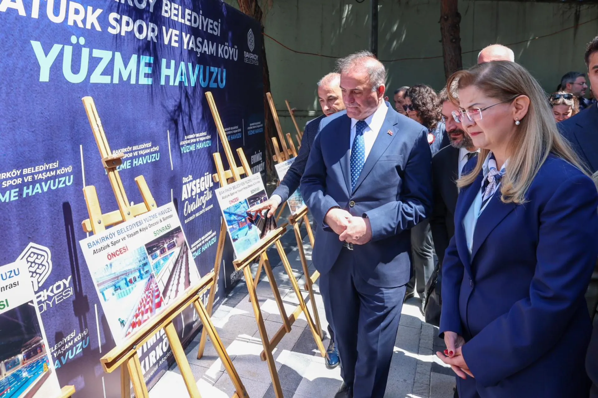 BAKIRKÖY BELEDİYESİ YÜZME HAVUZU YENİLENEN YÜZÜYLE AÇILDI