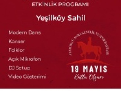 BAKIRKÖY’DE “19 MAYIS GENÇLİK ŞENLİĞİ” DÜZENLENİYOR