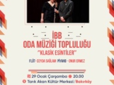 “BAKIRKÖY’DE İŞ ÇIKIŞI KONSERLERİ” KLASİK ESİNTİLER İLE DEVAM EDİYOR