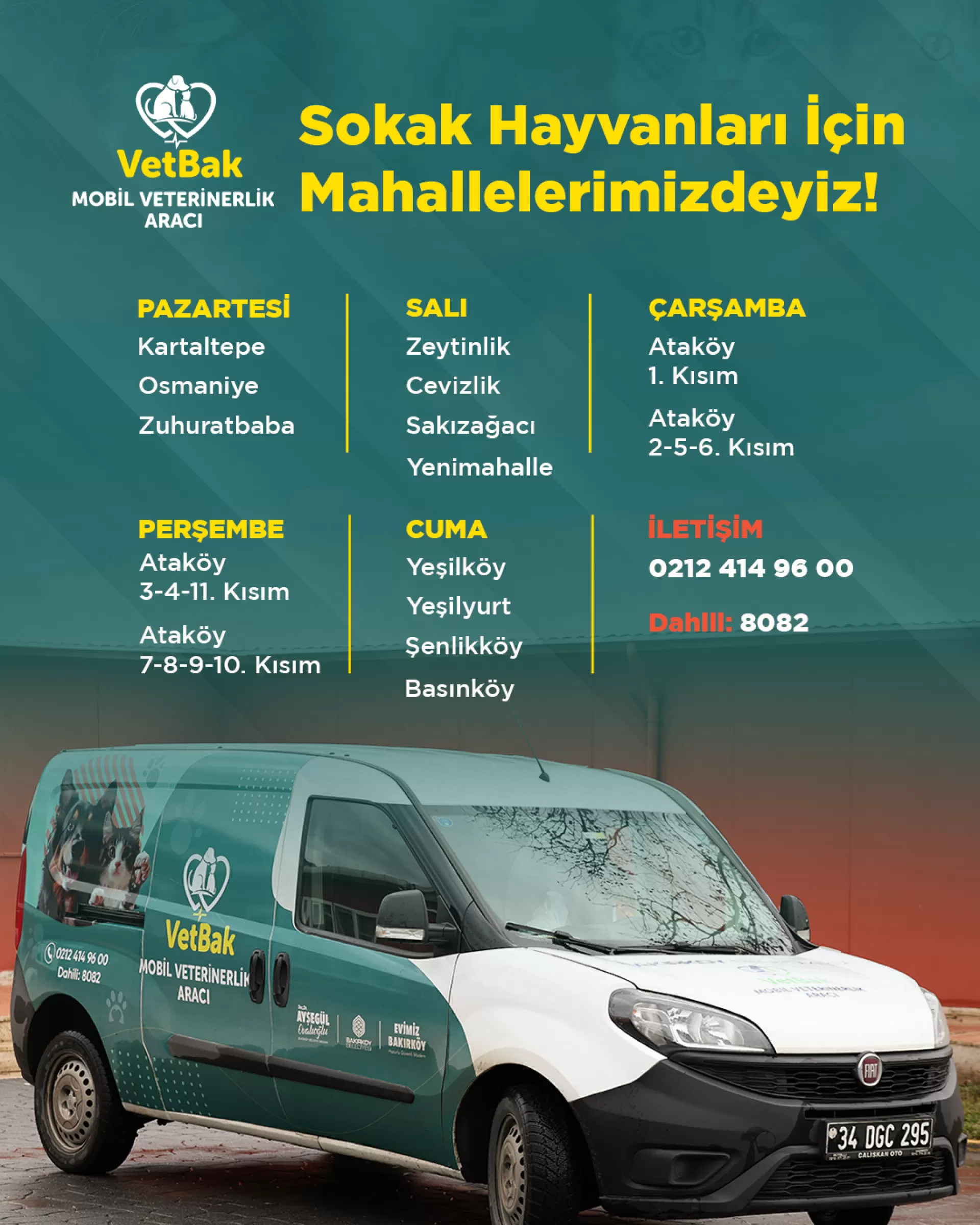 “VETBAK” MAHALLE MAHALLE GEZEREK SOKAK HAYVANLARININ HAYATINA DOKUNUYOR
