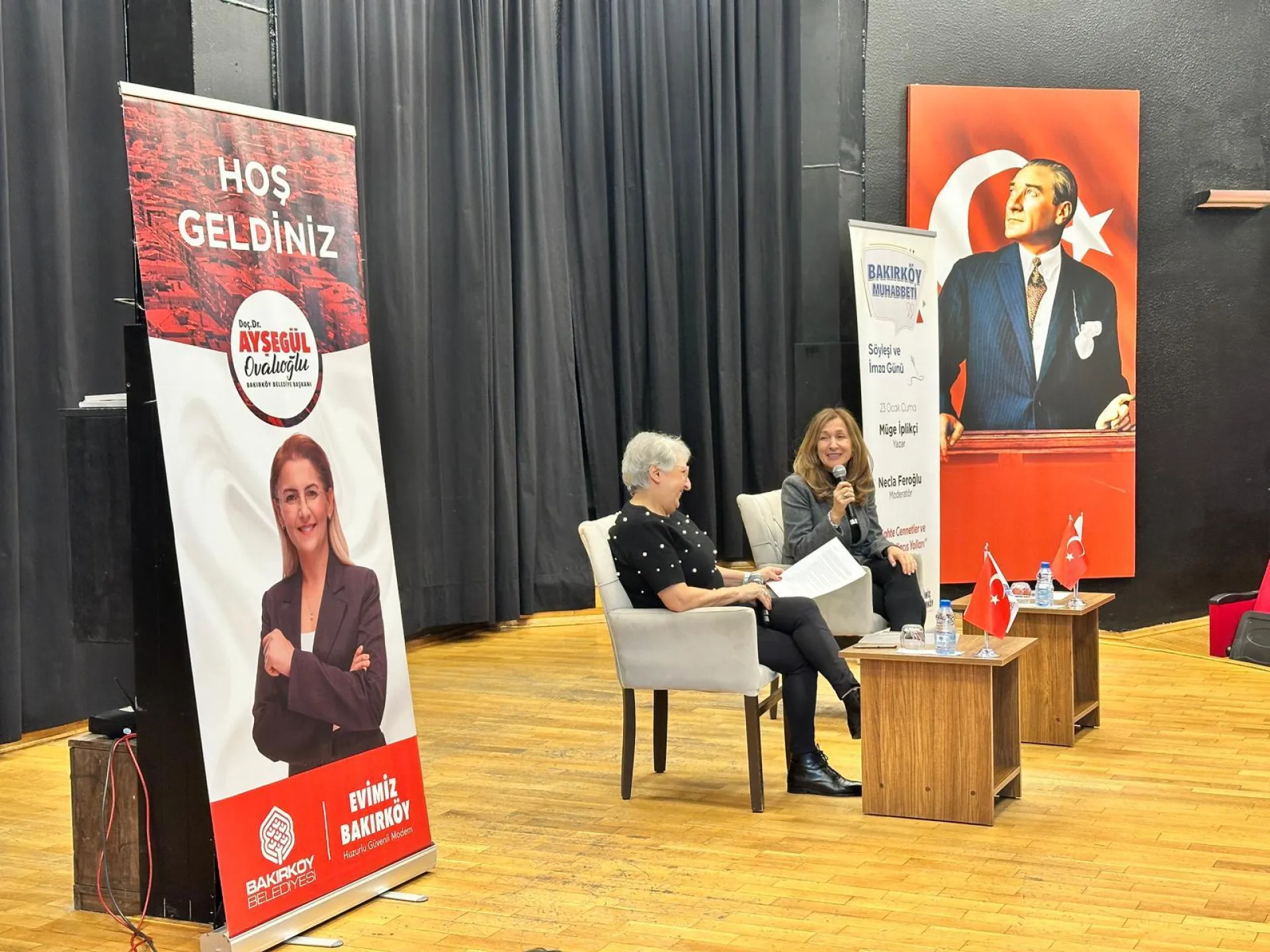 BAKIRKÖY MUHABBETİ’NİN BU HAFTAKİ KONUĞU MÜGE İPLİKÇİ OLDU