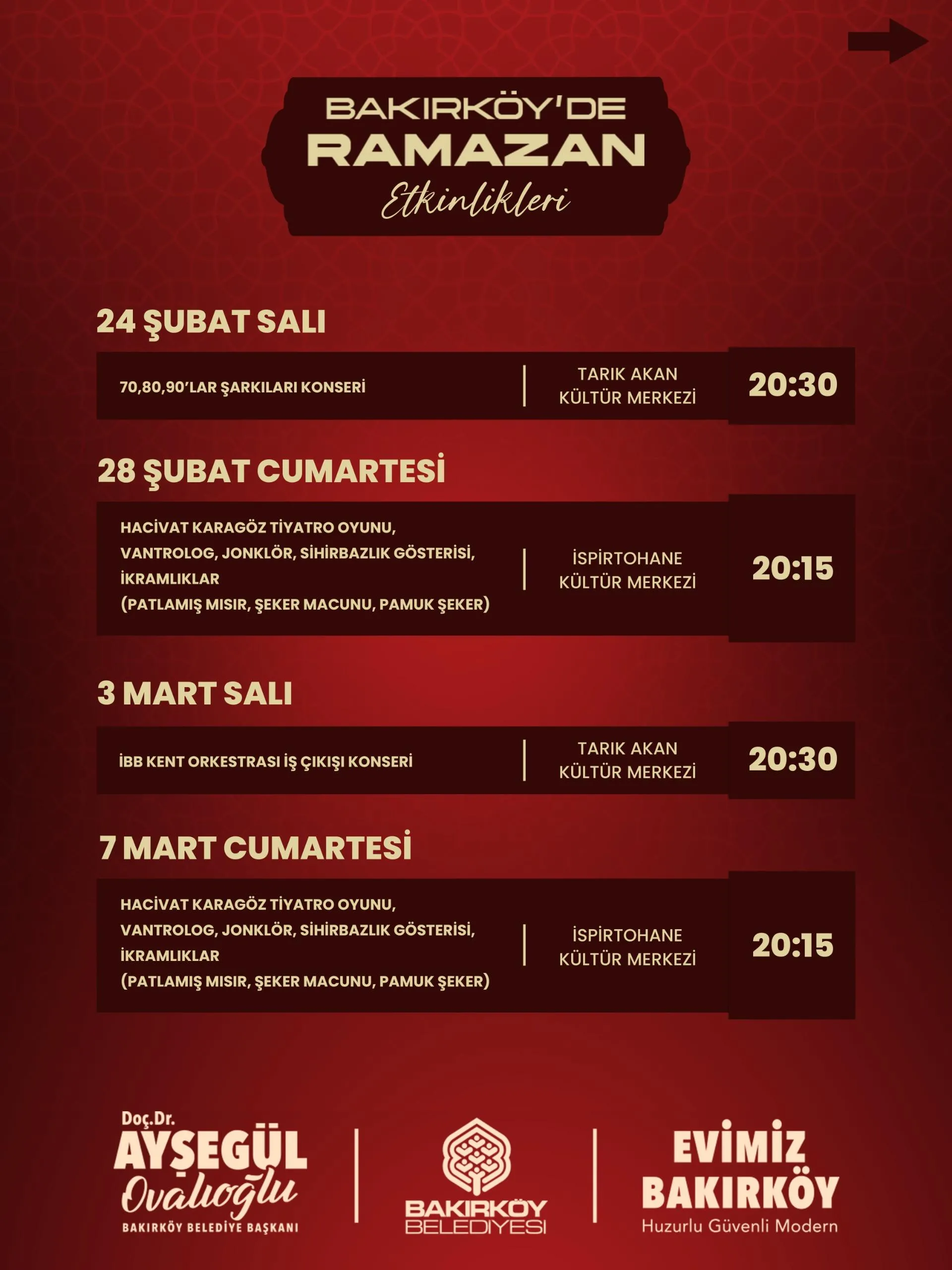 BAKIRKÖY RAMAZAN AYI’NA HAZIR