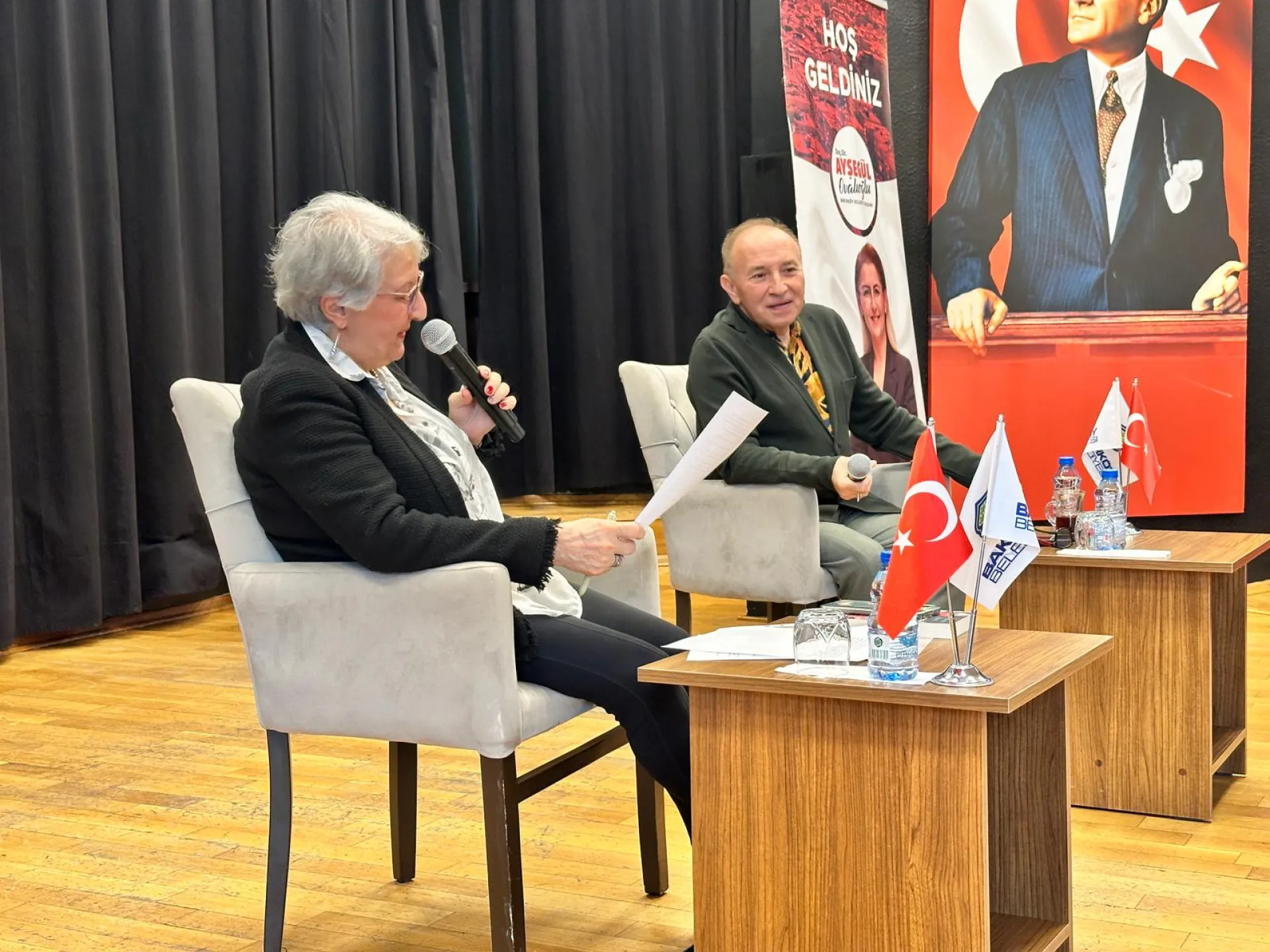 YAZAR VE YÖNETMEN ÖZEN YULA BAKIRKÖYLÜLERLE BULUŞTU