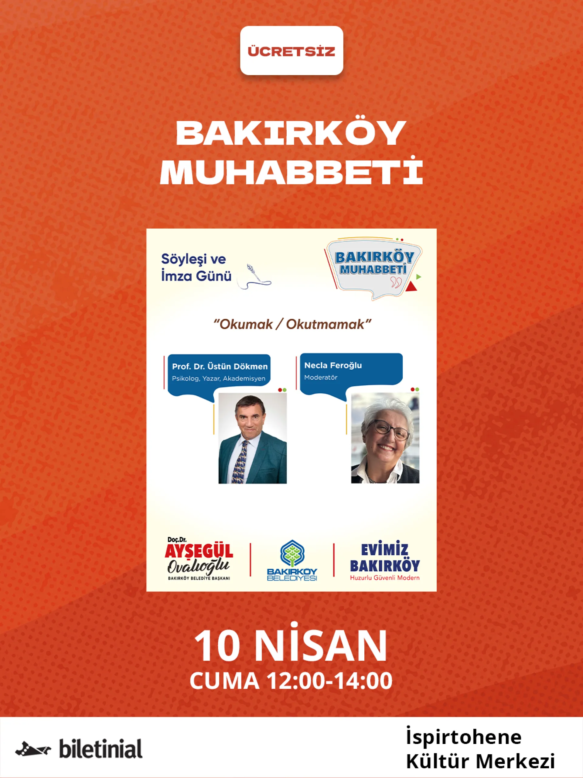 BAKIRKÖY MUHABBETİ'NDE BU HAFTA KONUĞUMUZ PROF.DR. ÜSTÜN DÖKMEN