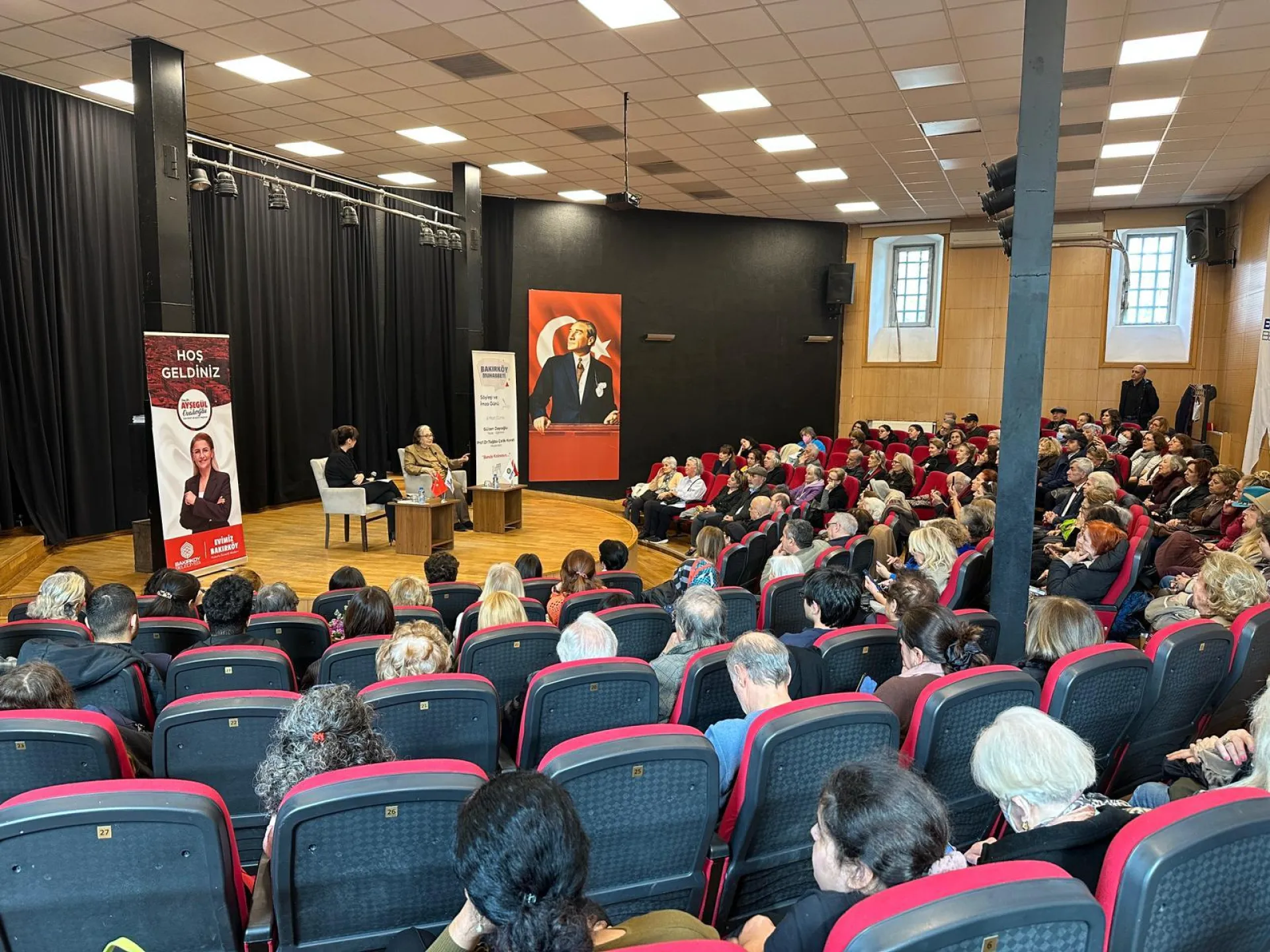 GÜLTEN DAYIOĞLU BAKIRKÖYLÜLERLE BULUŞTU