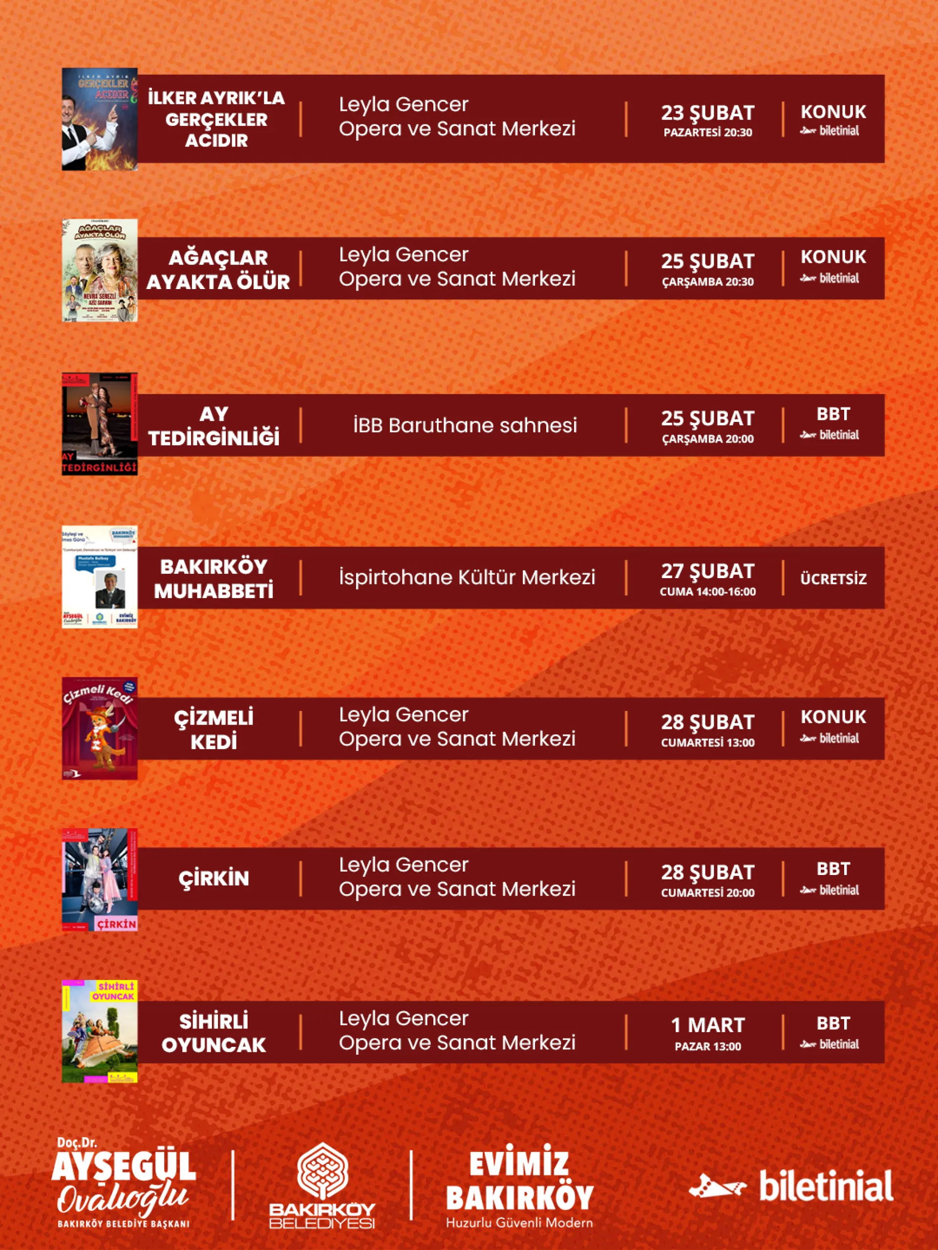 BAKIRKÖY'DE BU HAFTA